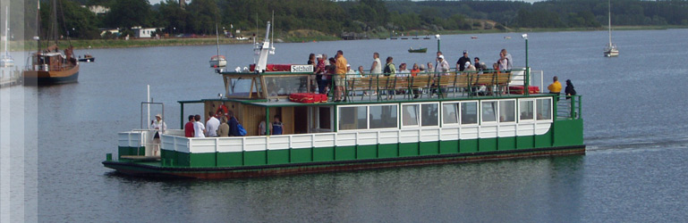 Die MS Salzhaff. Foto: Fahrgastschifffahrt Steußloff
