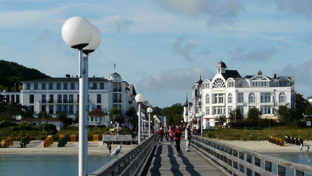 Binz-Panorama von der Seebrücke. Foto: Kurverwaltung Binz